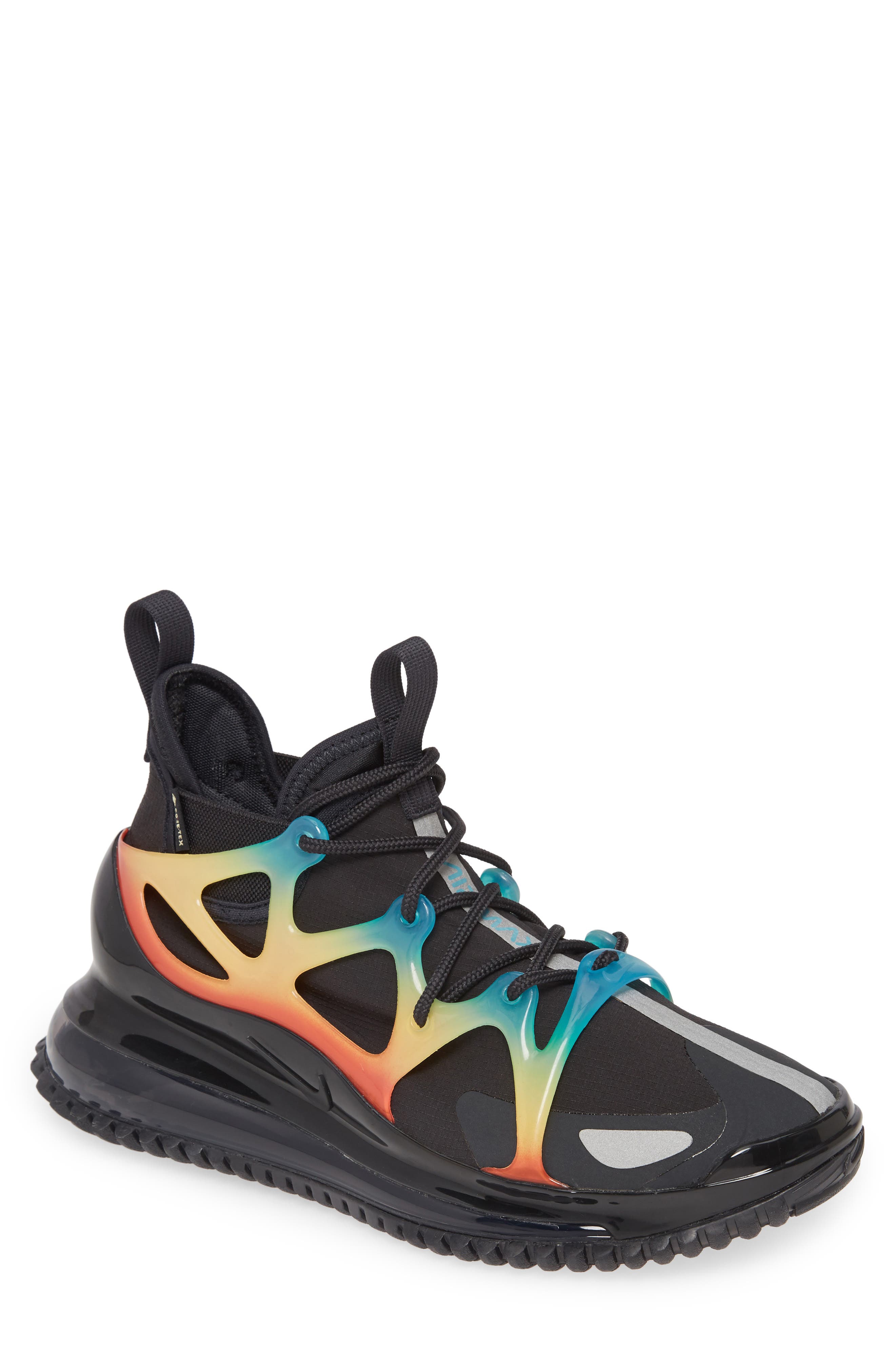 Air Max 720 Horizon Gore-Tex® Waterproof Sneaker Boot, Main, color, OFF NOIR/ COSMIC CLAY