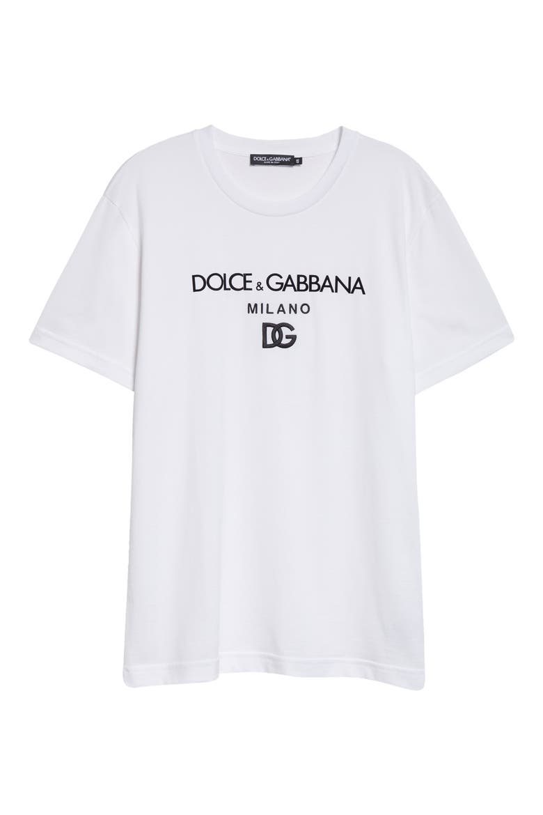 DG Embroidered Logo T-Shirt, Alternate, color, WHITE