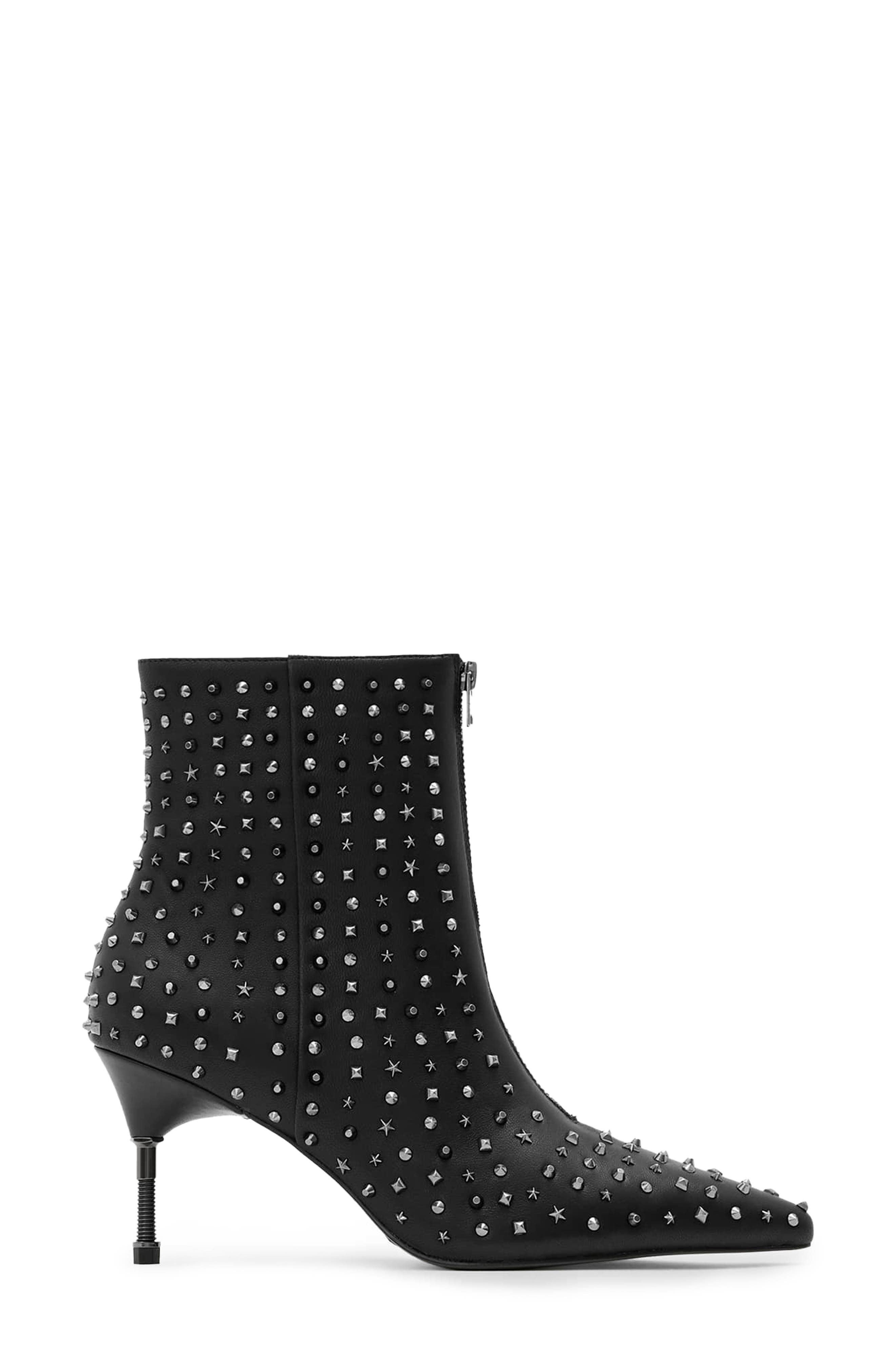 AllSaints Natasha Stud Bootie, Alternate, color, 