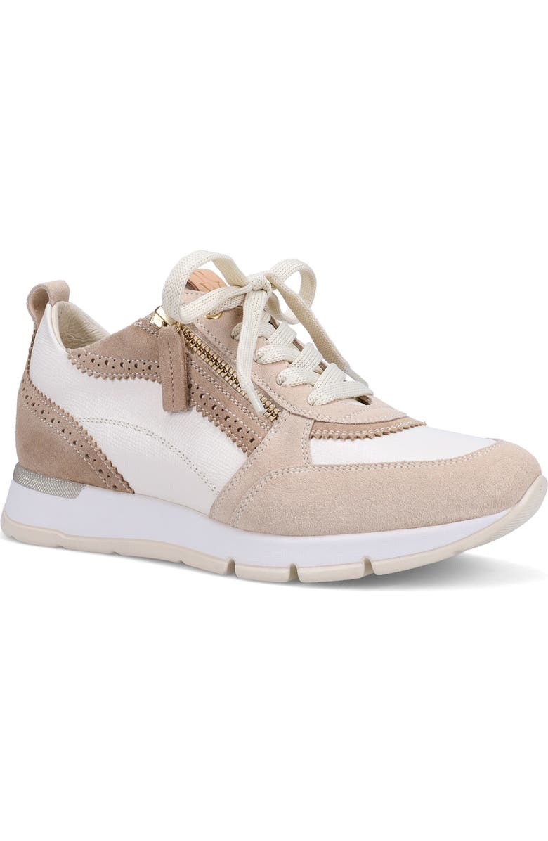 Ron White Zeanna Brogue Sneaker, Main, color, Fawn