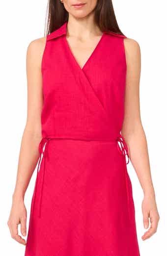 1.STATE Wrap Collared Top