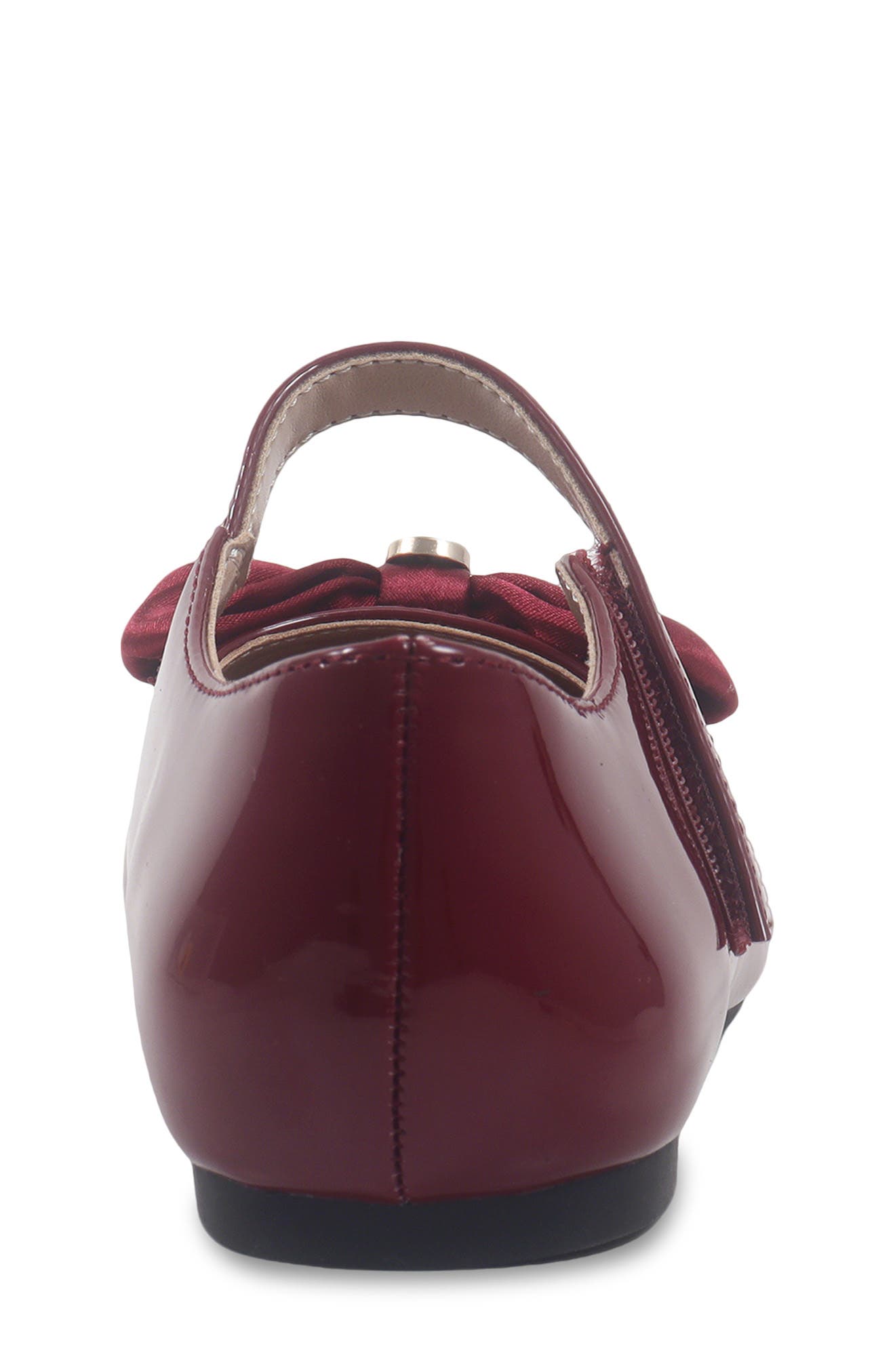 Jessica Simpson Amy Big Bow Mary Jane Flat, Alternate, color, Maroon