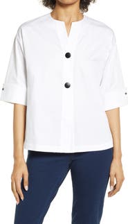 Ming Wang High-Low Jacket