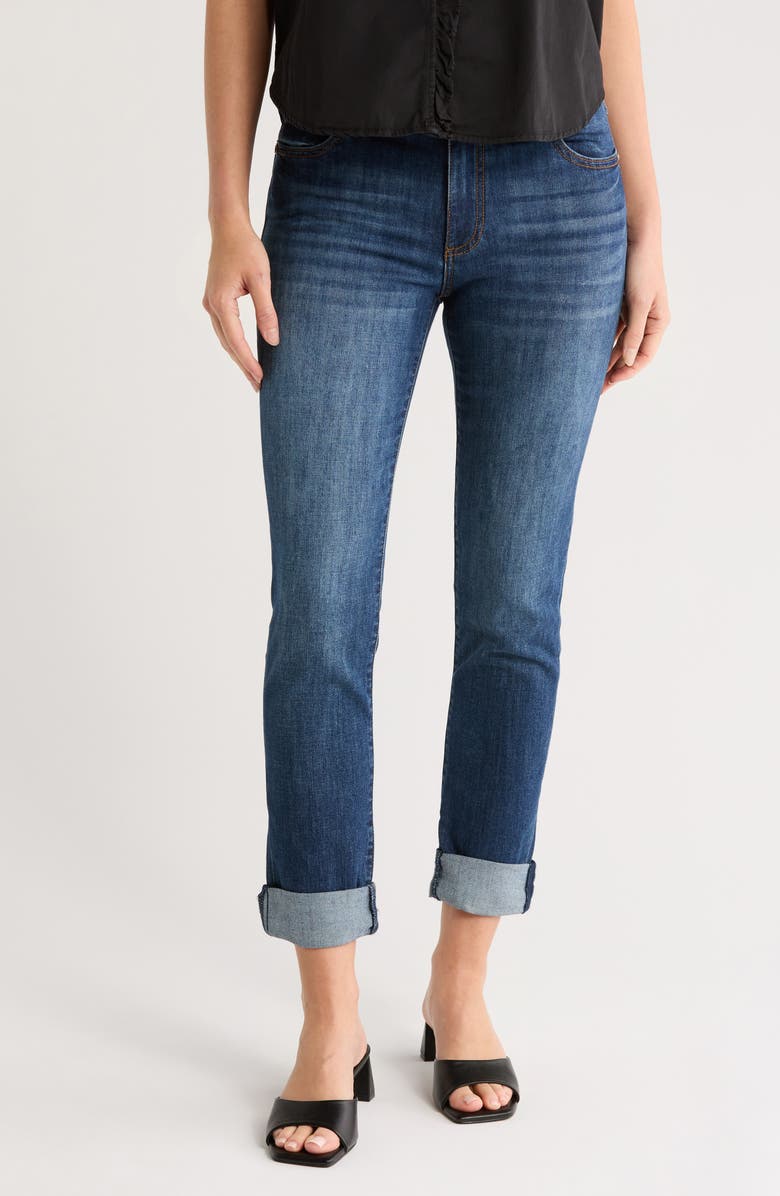 KUT from the Kloth Katy Cuffed Ankle Boyfriend Jeans, Main, color,