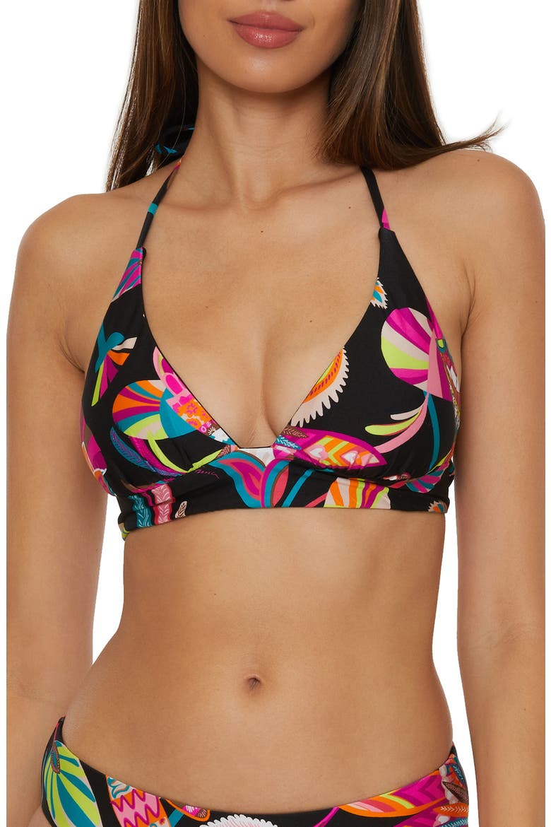 Luminary Reversible Bikini Top, Main, color, BLACK MULTI