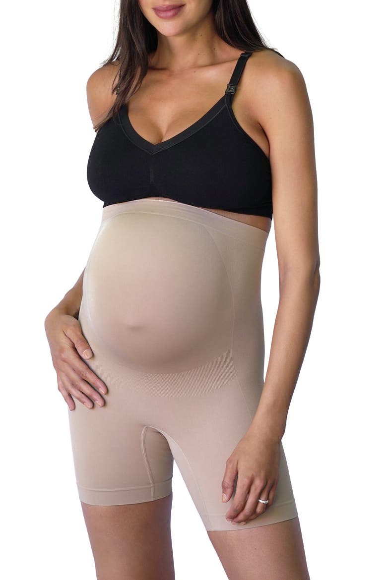 Ingrid & Isabel® Maternity Shapewear Shorts, Alternate, color, NUDE