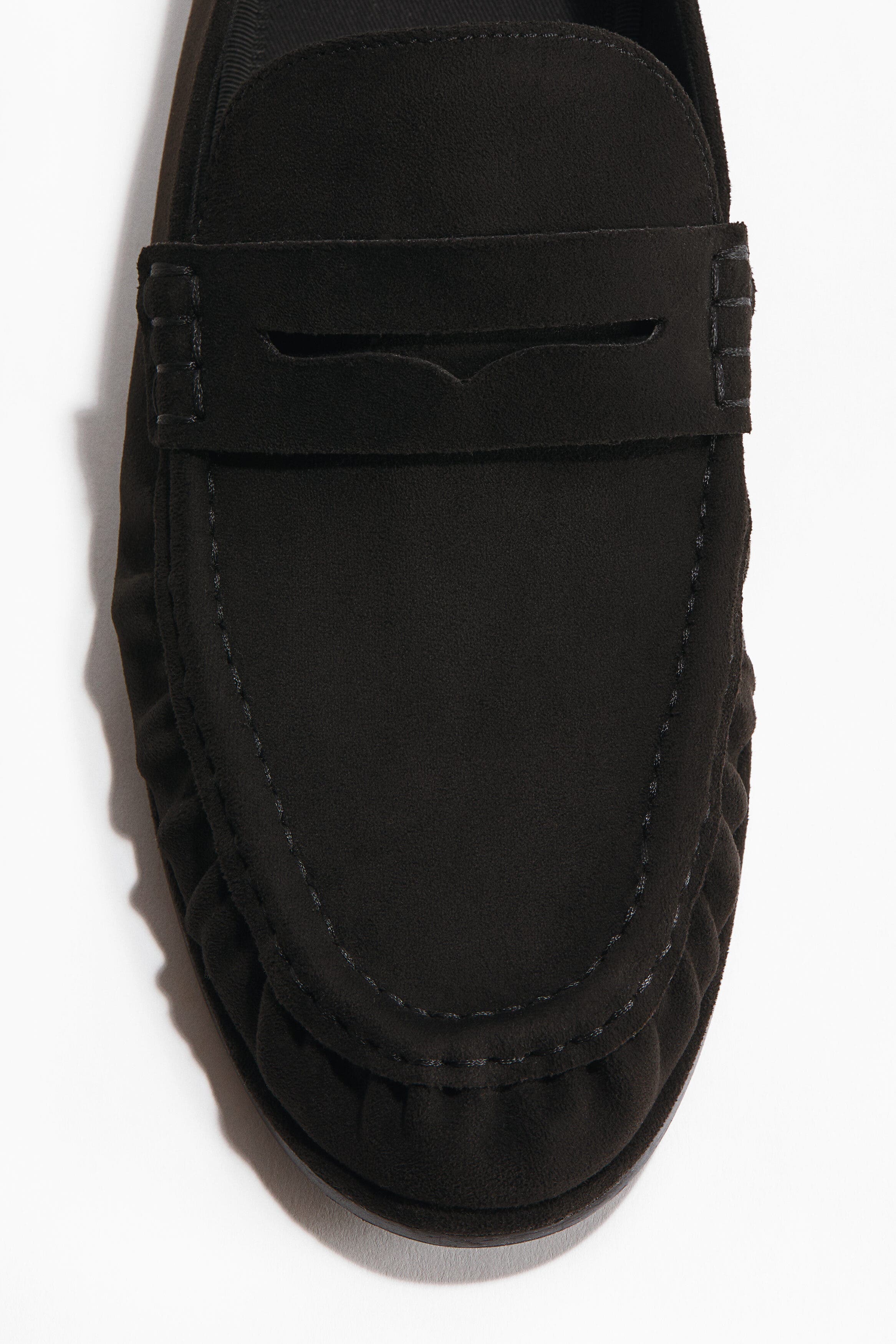 H&M Penny Loafers, Alternate, color, Black