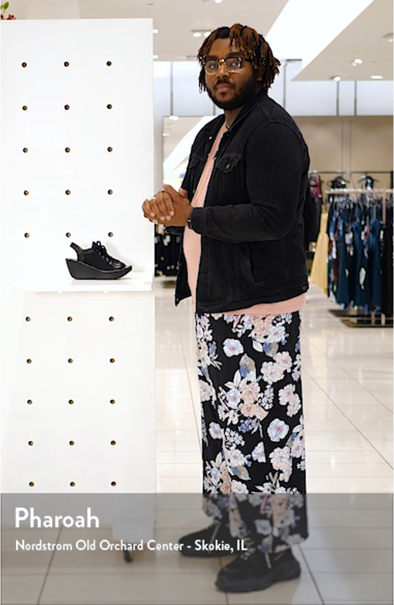 Yedu Lace-Up Wedge Sandal, sales video thumbnail