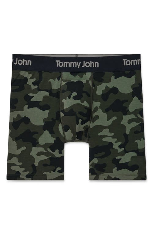 Tommy John Second Skin 6-inch Boxer Briefs In Green