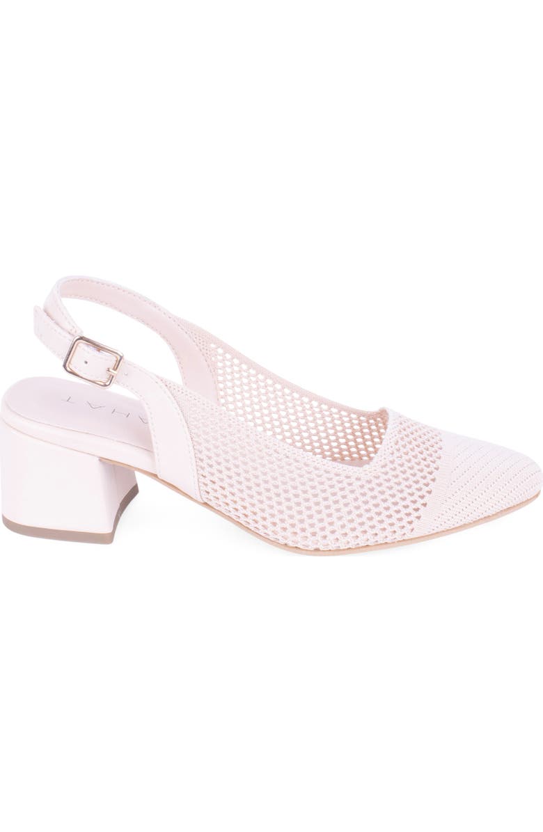 Tahari Pisa Slingback Cap Toe Pump, Alternate, color, Natural