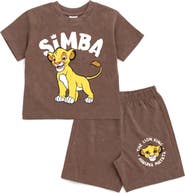 Disney Lion King Boys' 2-Piece Graphic T-Shirt and Shorts Set