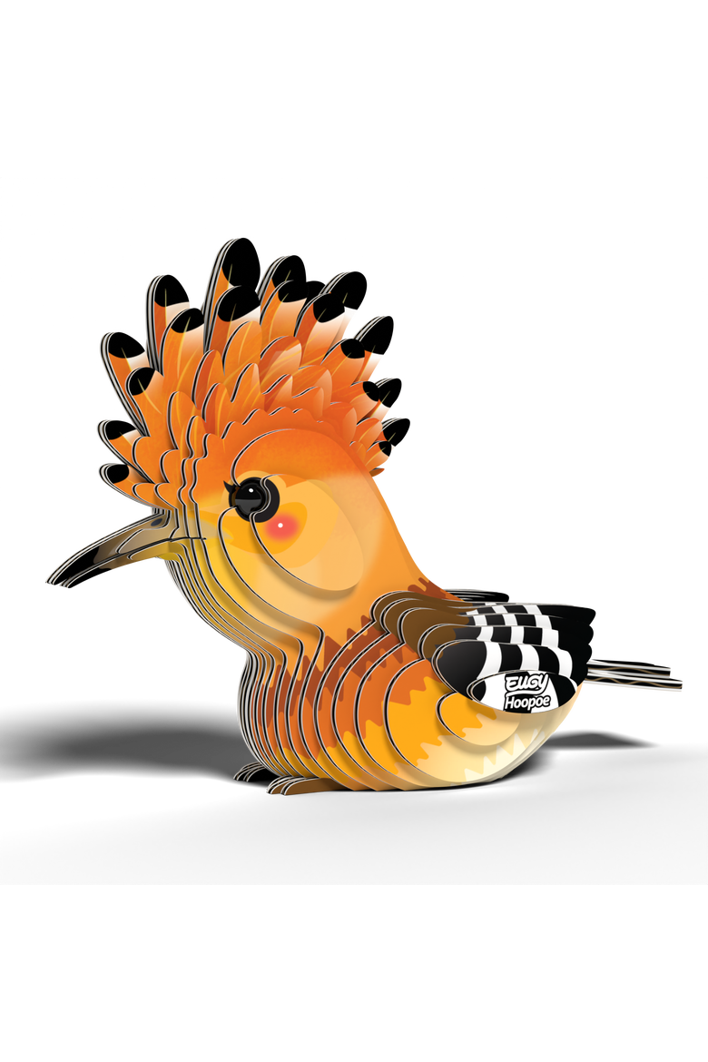 Hoopoe 3D Puzzle, Alternate, color, No Color