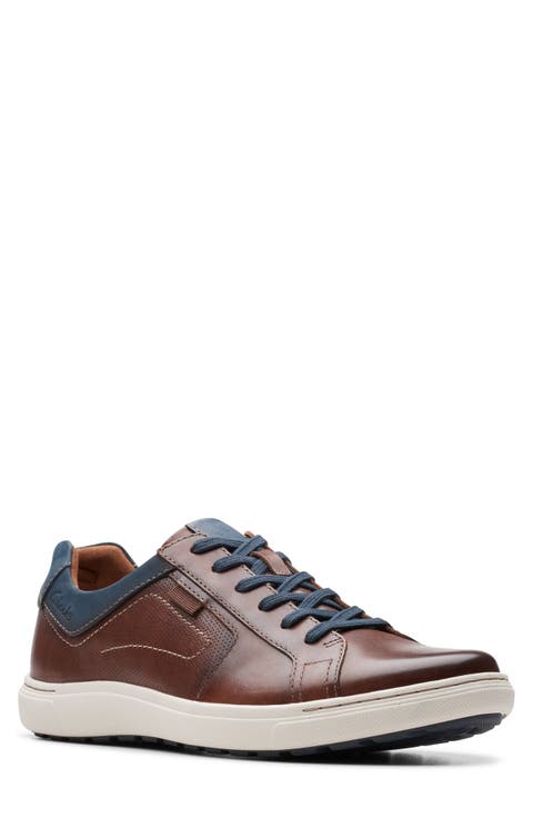 Mapstone Lace-Up Leather Sneaker (Men)