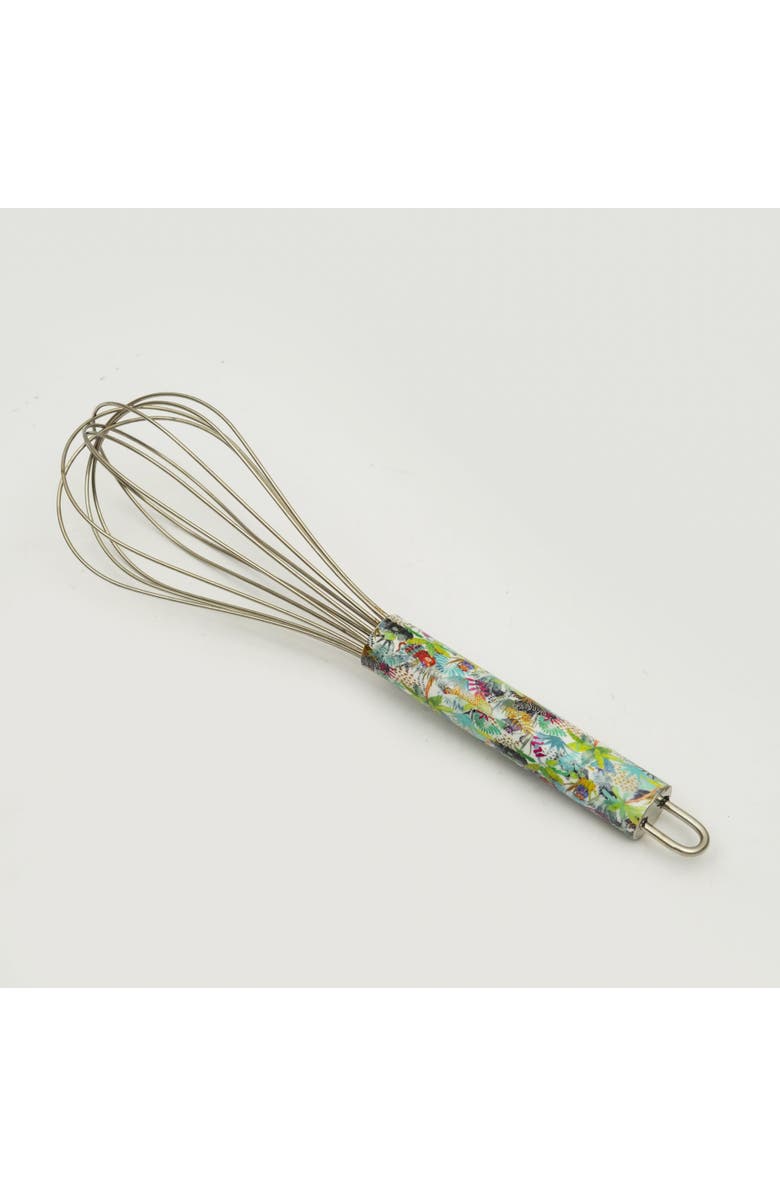 Mela Artisans Rainforest Bloom Bowl & Whisk Set, Alternate, color, Rainforest Bloom