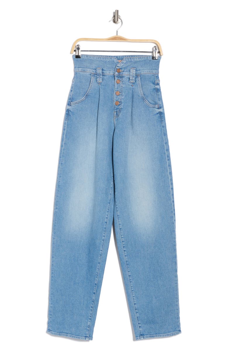 MOTHER The Pixie Bandit Starlet Sneak Straight Leg Jeans, Alternate, color,