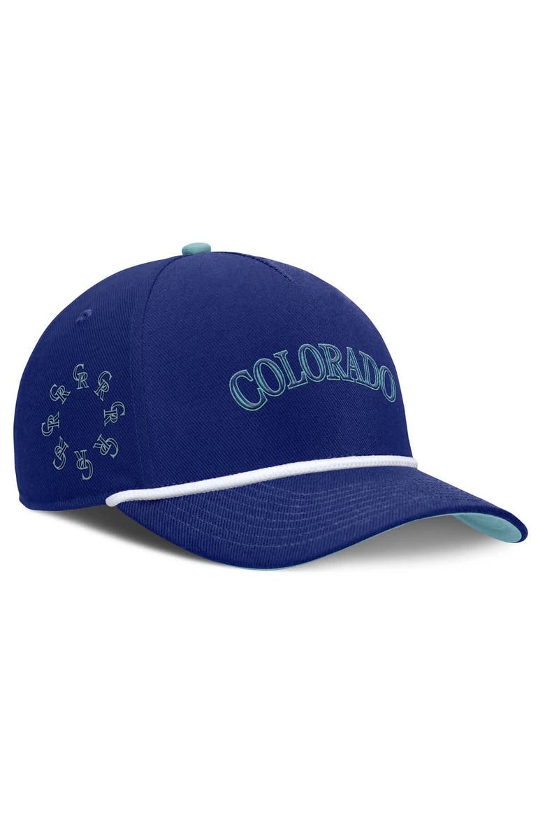 Men's Nike  Royal Colorado Rockies Father's Day Rise Adjustable Hat, Main, color, Royal