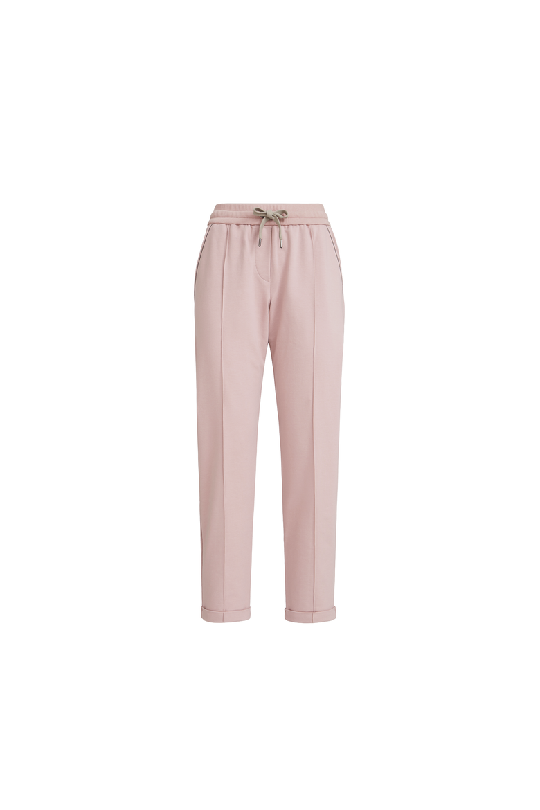 Track trousers with monili, Alternate, color, Pink