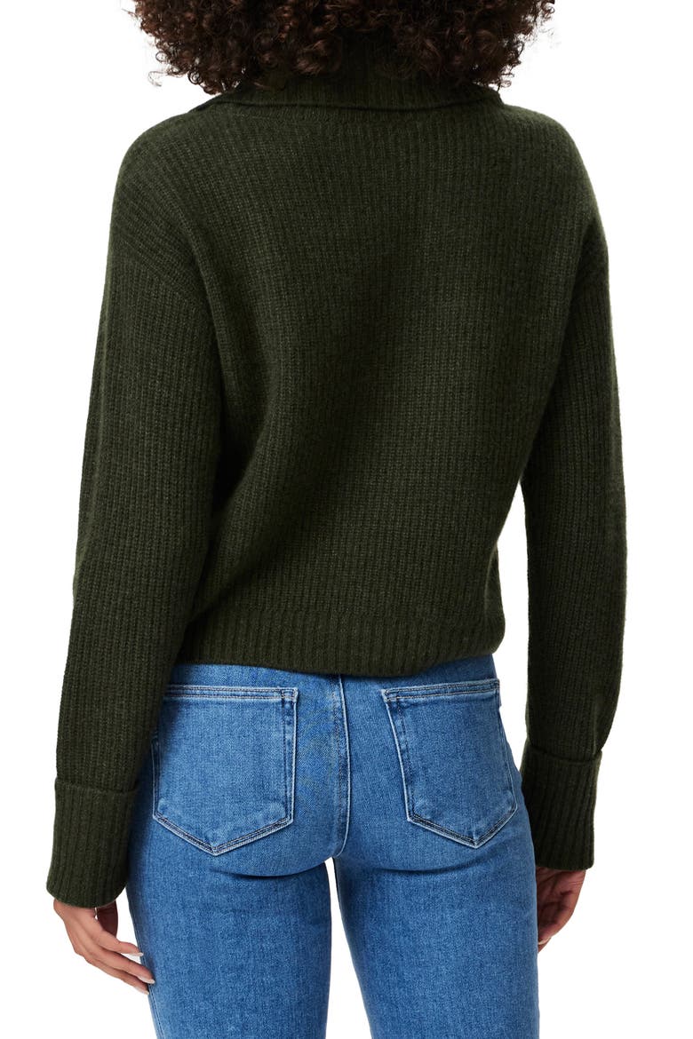 Evonne Cowl Neck Cashmere Sweater, Alternate, color, OLIVE NITE