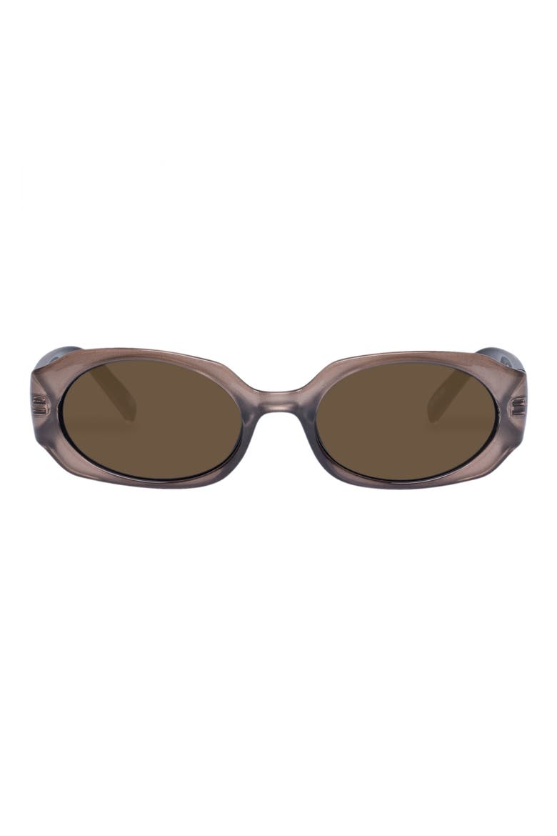 Shebang 52mm Rectangular Sunglasses, Main, color, CHAMPAGNE SHIMMER