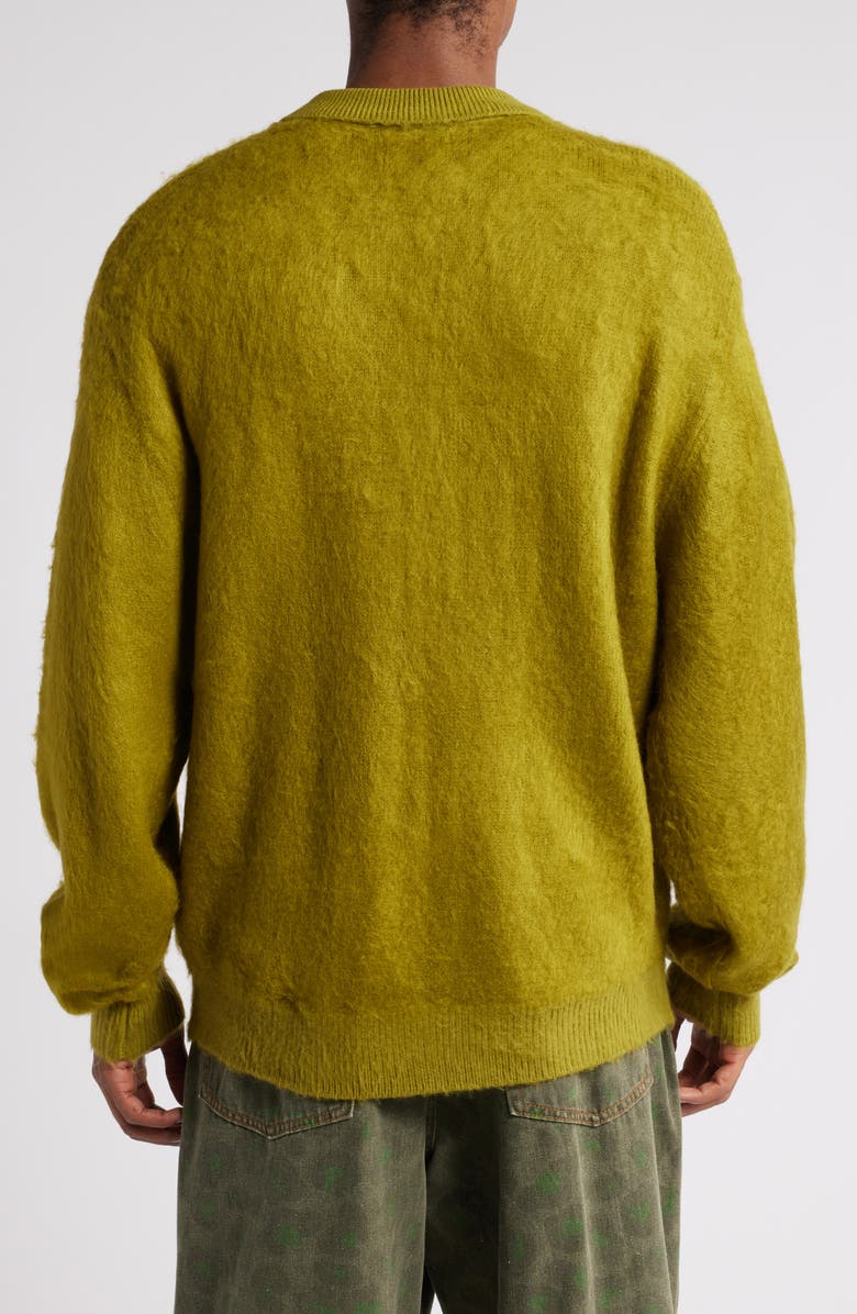 Butter Goods Hairy Full Button Cardigan, Alternate, color,