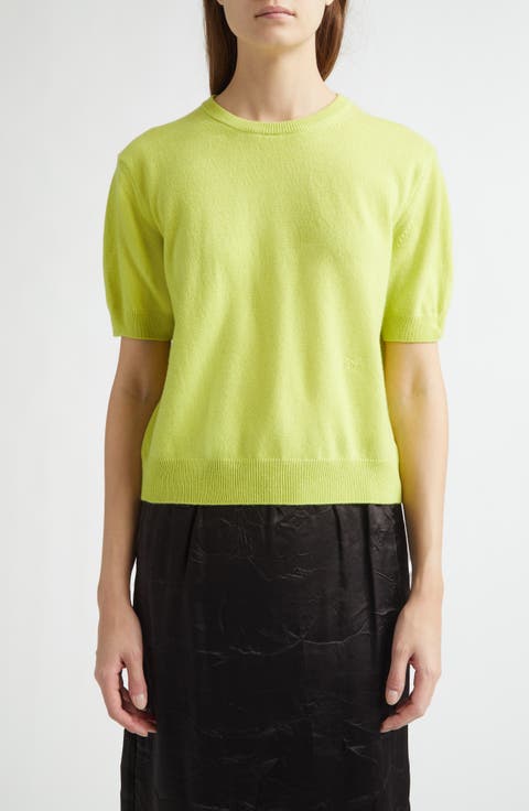 Short Sleeve Cashmere Sweater