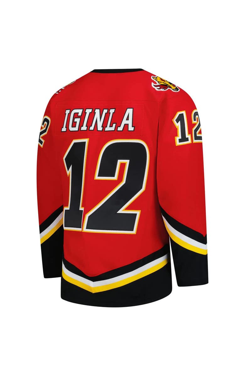 Mitchell & Ness Men's Mitchell & Ness Jarome Iginla Red Calgary Flames 2003-04 Power Play Jersey, Alternate, color, Red