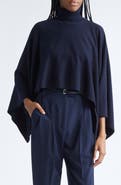 Michael Kors Collection Cashmere Turtleneck Poncho