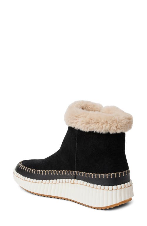 Jack Rogers Janetta Faux Fur Bootie In Black