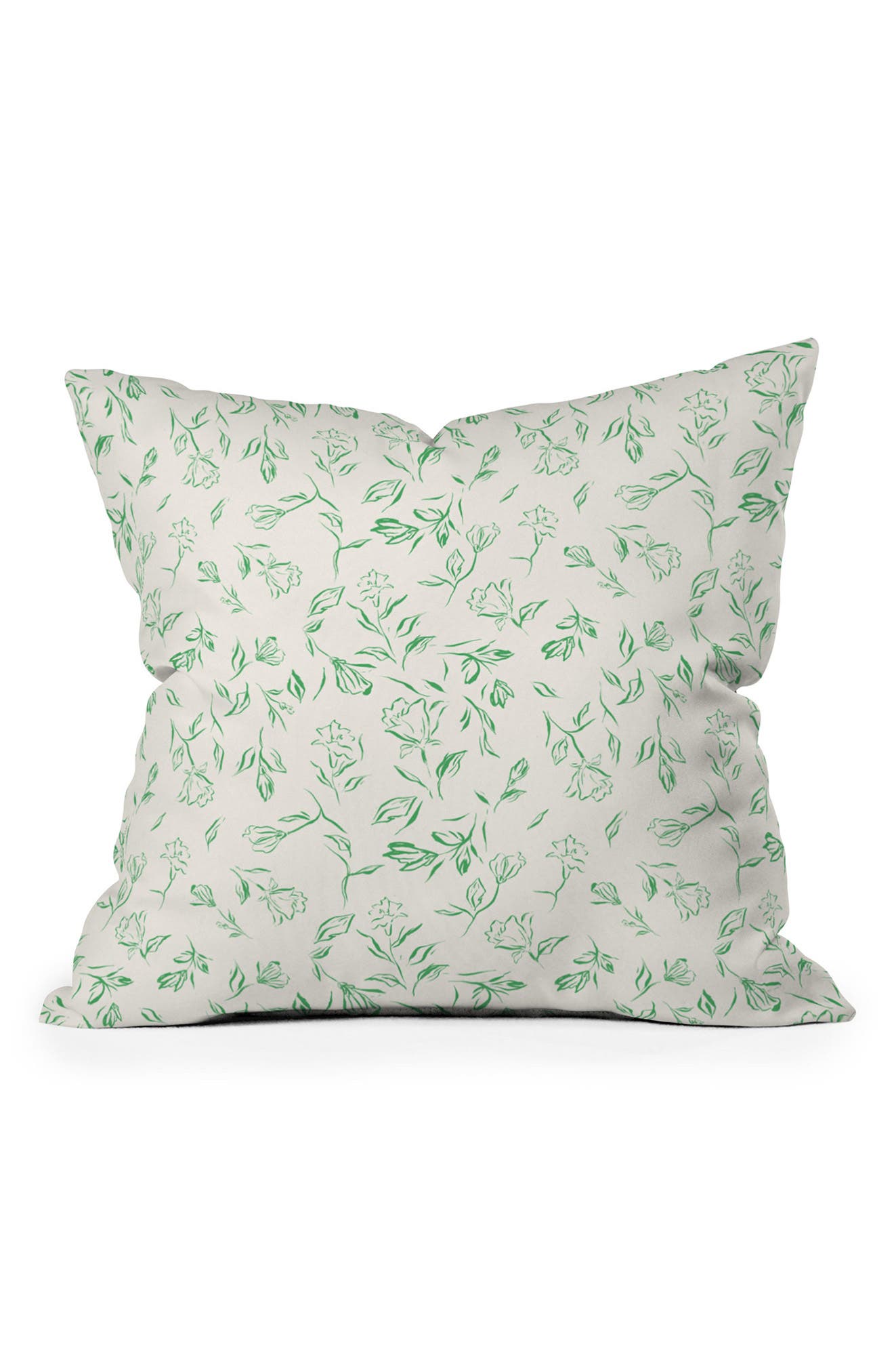 Romantic Floral Throw Pillow