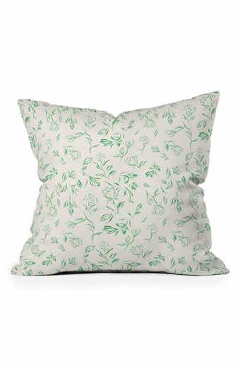Romantic Floral Throw Pillow