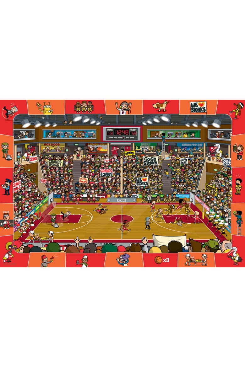 Spot & Find Basketball Puzzle, 100 Pieces, Alternate, color, Multicolored