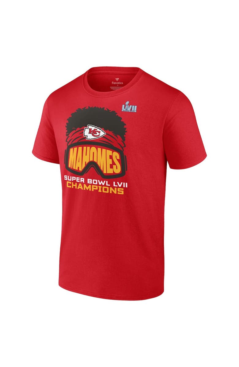 FANATICS Men's Fanatics Branded Patrick Mahomes Red Kansas City Chiefs Super Bowl LVII Champions Player Graphic Big & Tall T-Shirt, Alternate, color,