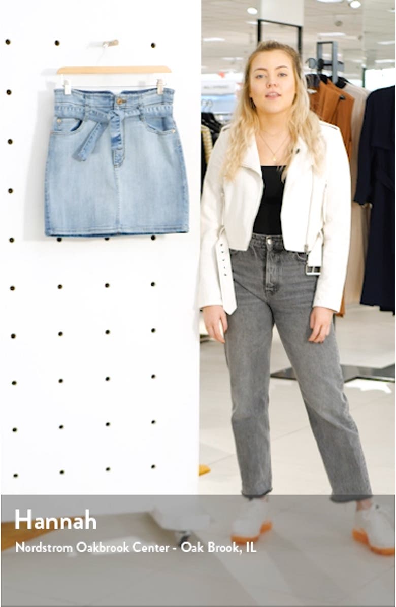 Belted Denim Skirt, sales video thumbnail
