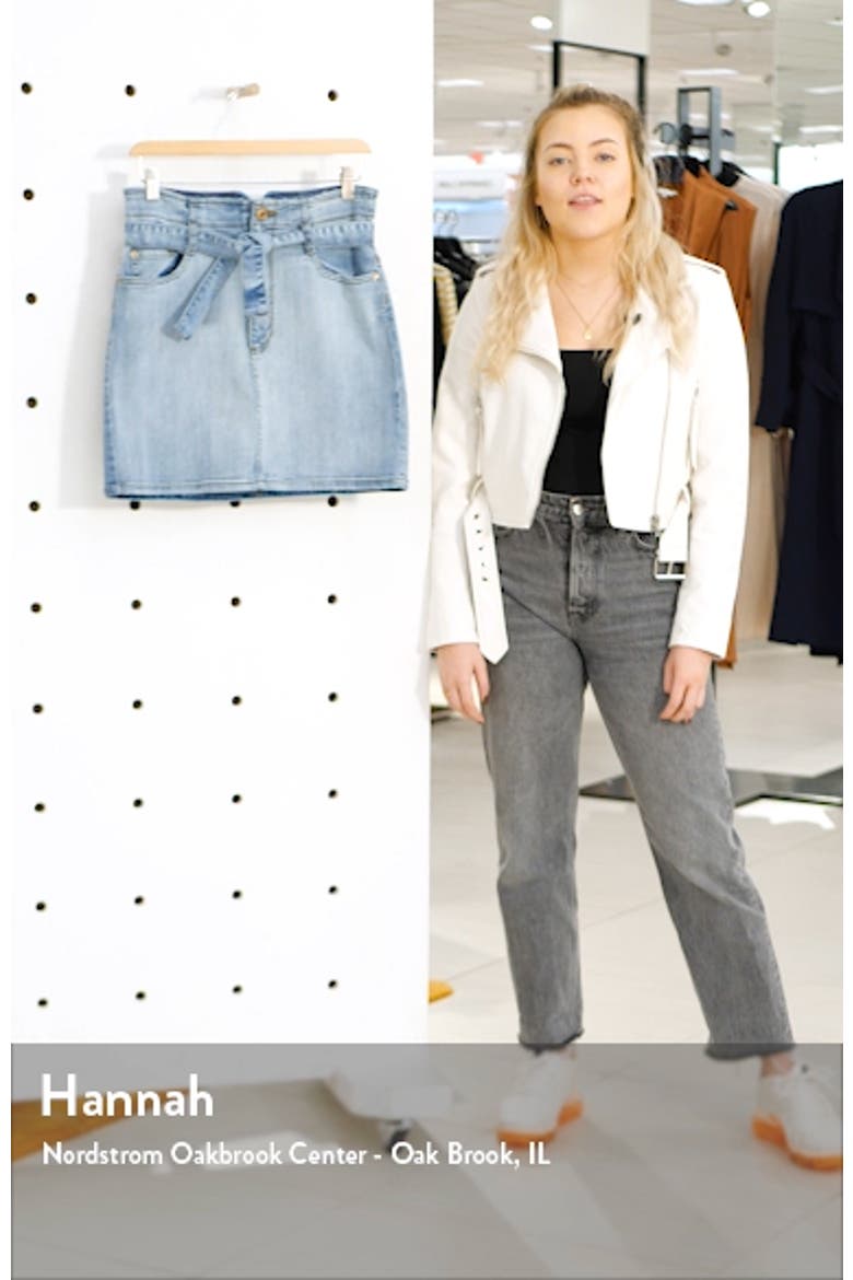 Belted Denim Skirt video