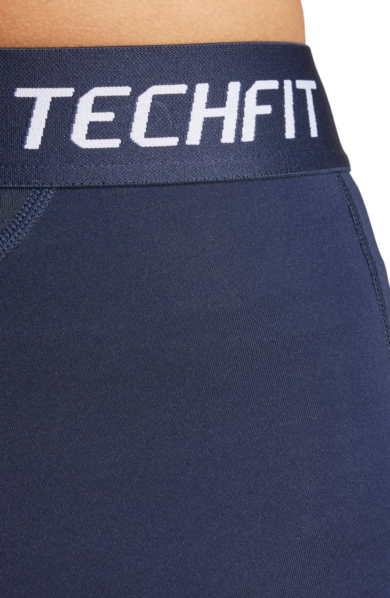 adidas Techfit Long Train Leggings, Alternate, color, Ink