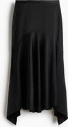 H&M Satin Twill Skirt