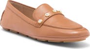 Stuart Weitzman Imitation Pearl Driving Loafer
