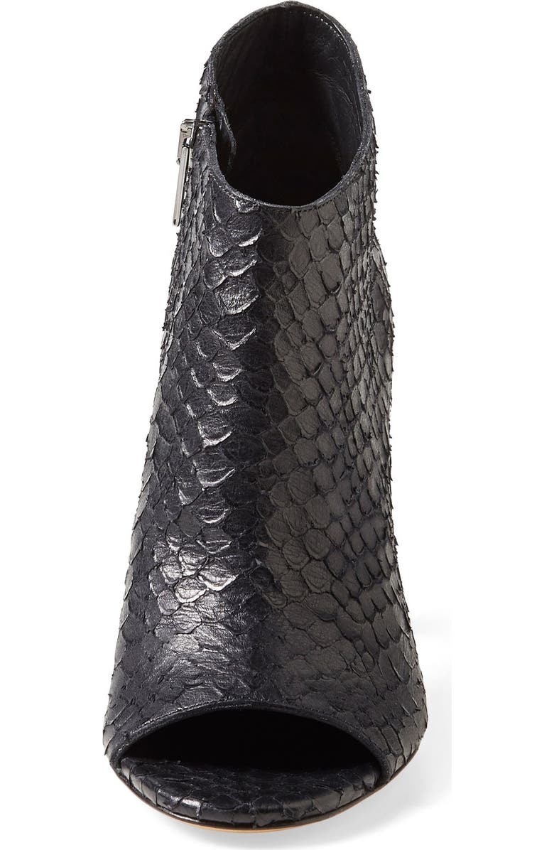 Vince 'Sierra' Snake Embossed Leather Bootie, Alternate, color,