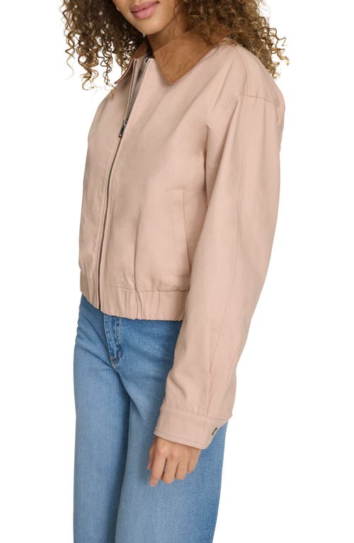 Levi's Laydown Collar Jacket In Light Pink