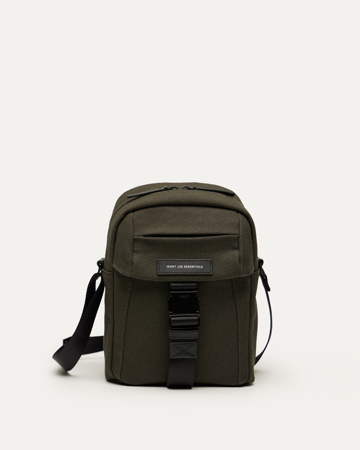 WANT LES ESSENTIELS DE LA VIE WANT LES ESSENTIELS BRANTFORD ORGANIC COTTON CANVAS CROSSBODY BAG