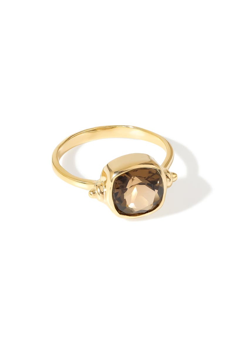 Gemstone Ring, Alternate, color, BROWN