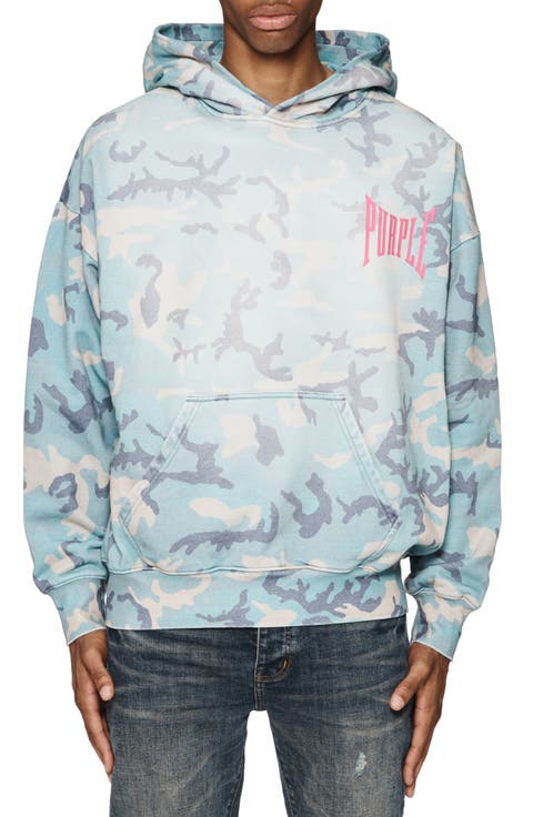Oversize Camo Fleece Hoodie