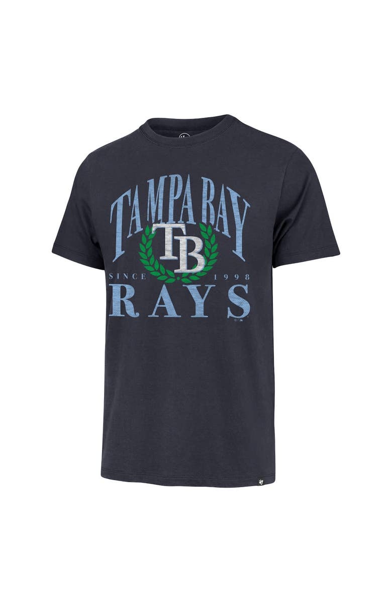 '47 Men's '47 Navy Tampa Bay Rays Pitchout Franklin T-Shirt, Alternate, color, Navy