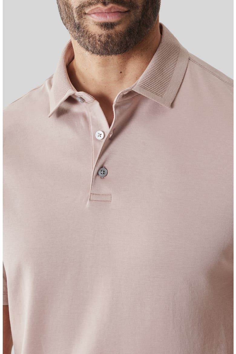 Georgia Pima Cotton Polo, Alternate, color, POWDERY CORAL