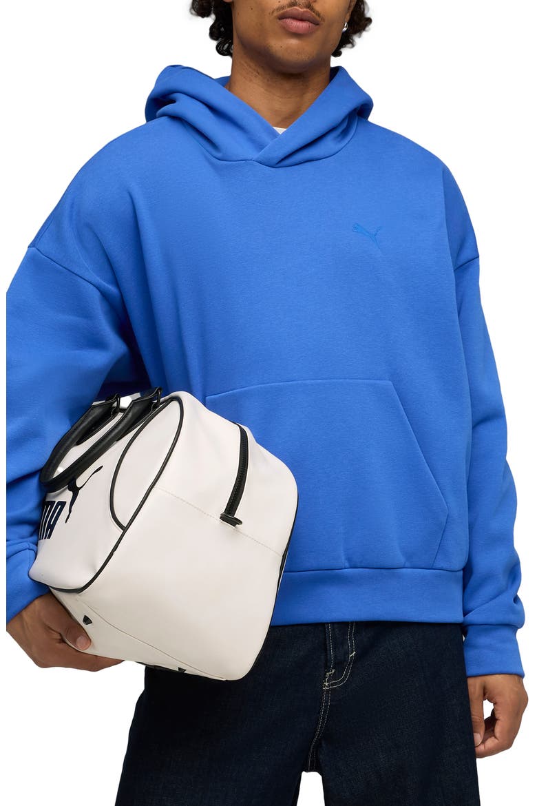 Boxy Essentials Hoodie, Main, color, MOUNTAIN BLUE
