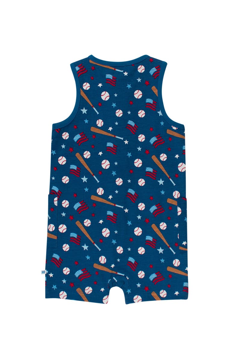 RuggedButts Baby Boys Pocket Knit Romper, Alternate, color, 