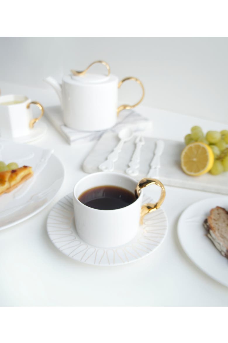 Cutlery Cup and Saucer Fork Handle, Alternate, color, Multi