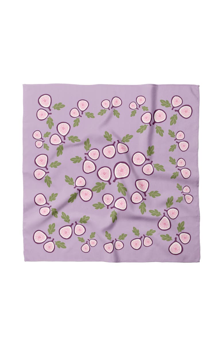 Centinelle Fig Silk Medium Square Scarf, Main, color, 