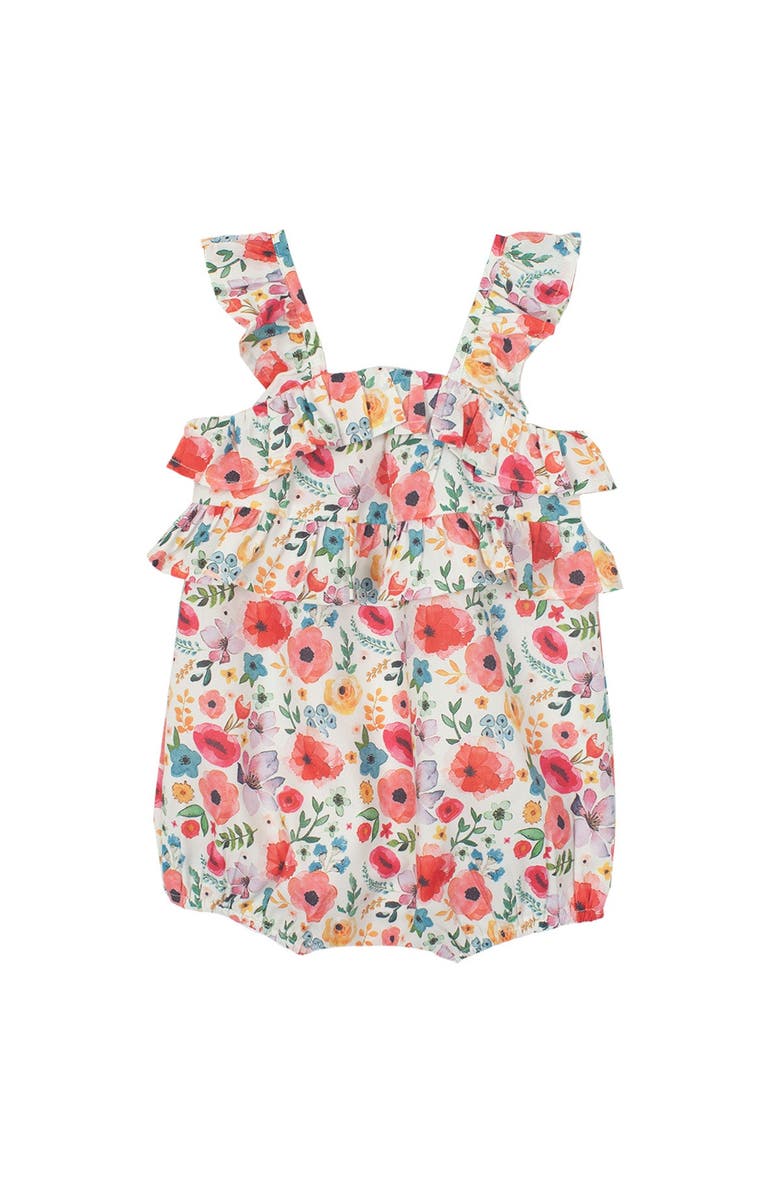 Mabel + Honey Dancing Petals Baby Romper, Main, color, Multi