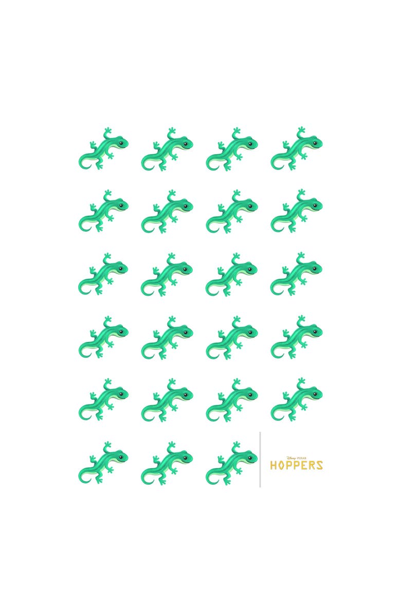 Hoppers Women's Hoppers Tom Lizard Icon Grid  Graphic T-Shirt, Alternate, color, White